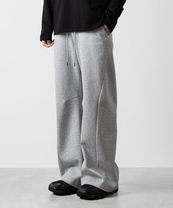 ATTACHMENT アタッチメントのCO/PE DOUBLE KNIT THREE DIMENSIONAL WIDE PANTS - X.GRAY 公式通販サイトsession福岡セレクトショップ