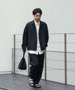 画像をギャラリービューアに読み込む, ATTACHMENT / EXCLUSIVE ITEMアタッチメントのSYNTHETIC LEATHER SMALL BUCKET BAG - BLACKの公式通販サイトsession福岡セレクトショップ
