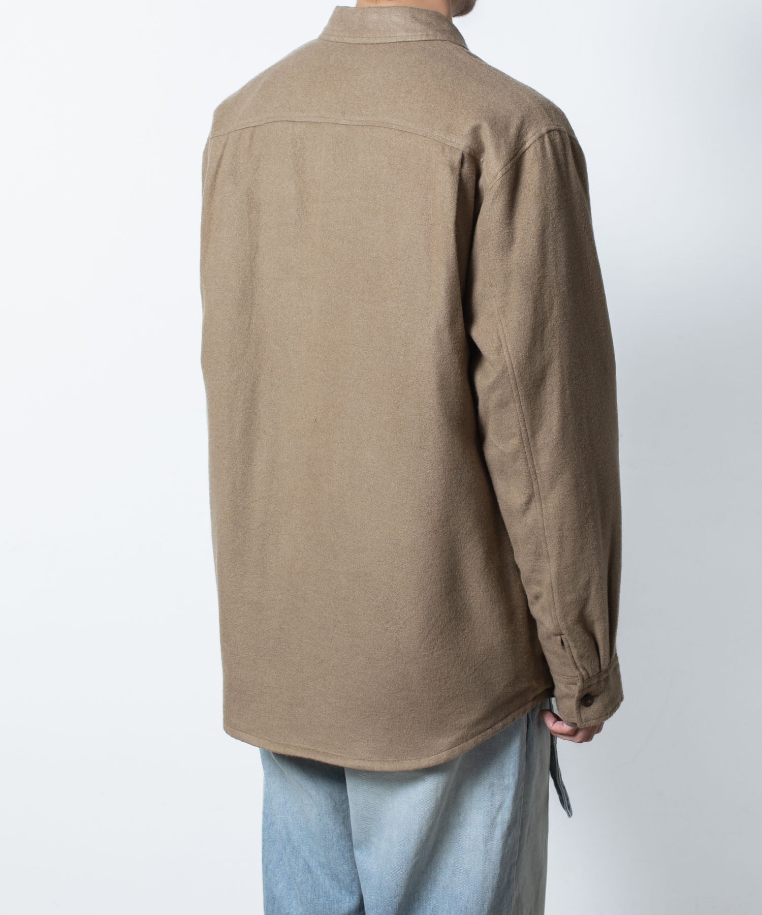 ATTACHMENT アタッチメントのRY/CO/SI FLANNEL PADDING L/S SHIRT - CAMELの公式通販サイトsession福岡セレクトショップ