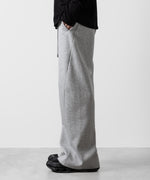 画像をギャラリービューアに読み込む, ATTACHMENT アタッチメントのCO/PE DOUBLE KNIT THREE DIMENSIONAL WIDE PANTS - X.GRAY 公式通販サイトsession福岡セレクトショップ
