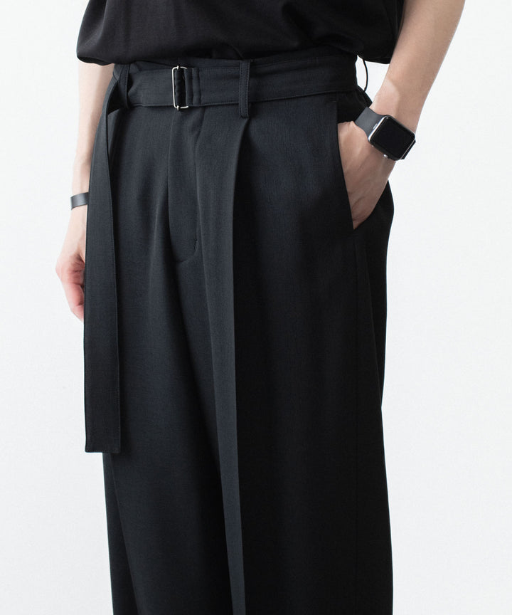 ATTACHMENT / EXCLUSIVE ITEMアタッチメントのPE LIGHT TROPICAL EASY TROUSERS - BLACKの公式通販サイトsession福岡セレクトショップ