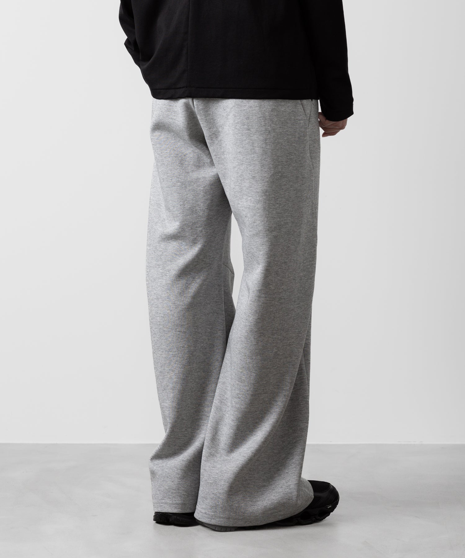 ATTACHMENT アタッチメントのCO/PE DOUBLE KNIT THREE DIMENSIONAL WIDE PANTS - X.GRAY 公式通販サイトsession福岡セレクトショップ