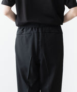 画像をギャラリービューアに読み込む, ATTACHMENT / EXCLUSIVE ITEMアタッチメントのPE LIGHT TROPICAL EASY TROUSERS - BLACKの公式通販サイトsession福岡セレクトショップ
