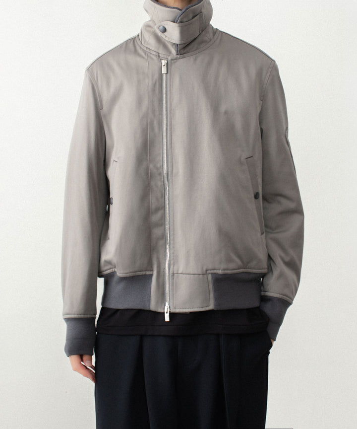 ATTACHMENT アタッチメントのNY/CO SATIN B-15 JACKET - KHAKI GRAYの公式通販サイトsession福岡セレクトショップ