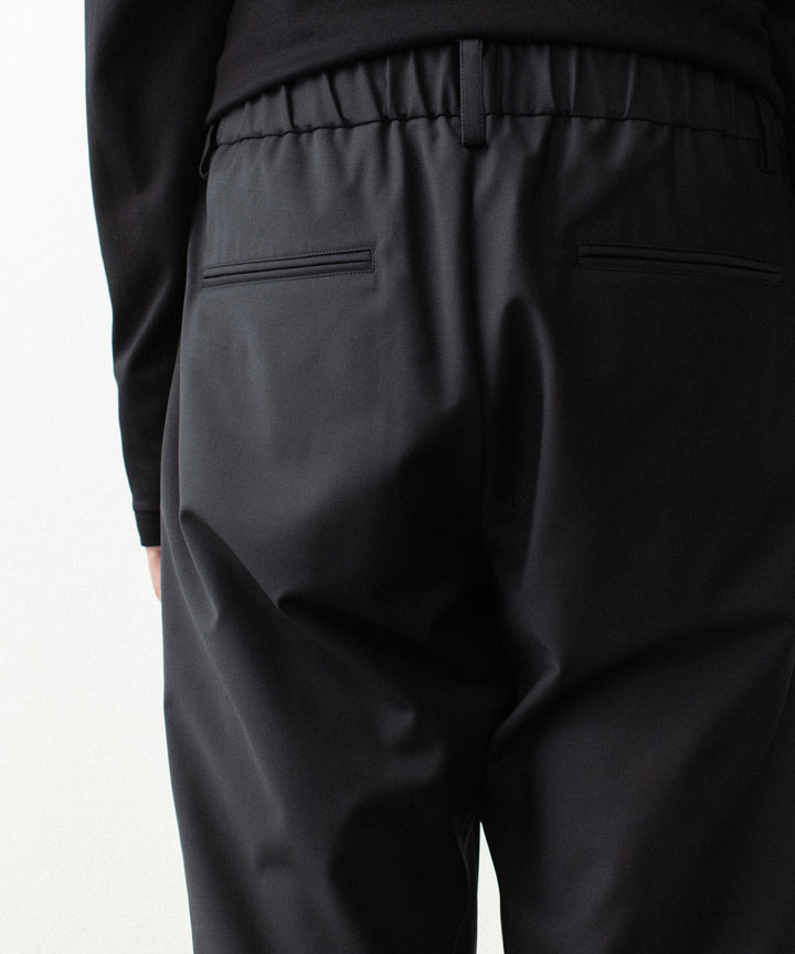 ATTACHMENT アタッチメントの2/80 PE/WO STRETCH TRO REGULAR FIT 1TUCK  TROUSERS - BLACK公式通販サイトsession福岡セレクトショップ