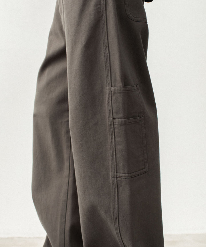 ATTACHMENT アタッチメントのCO NIDOM CLOTH BALLOON WIDE PAINTER PANTS - D.KHAKIの公式通販サイトsession福岡セレクトショップ