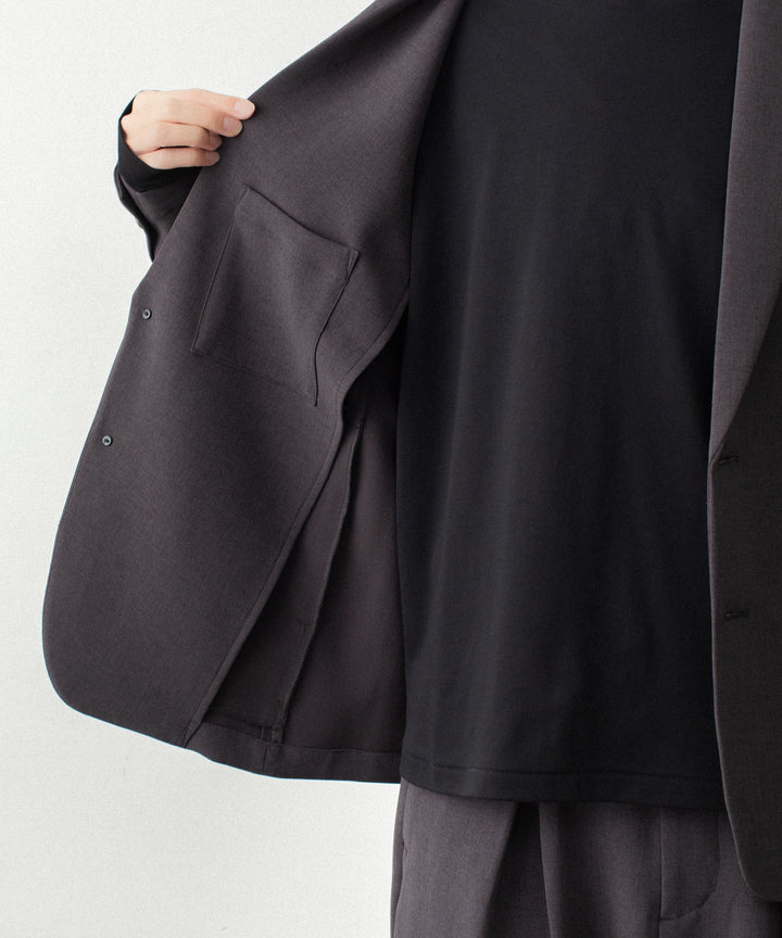 ATTACHMENT アタッチメントのPE STRETCH DOUBLE CLOTH 2B JACKET - D.KH GRAYの公式通販サイトsession福岡セレクトショップ