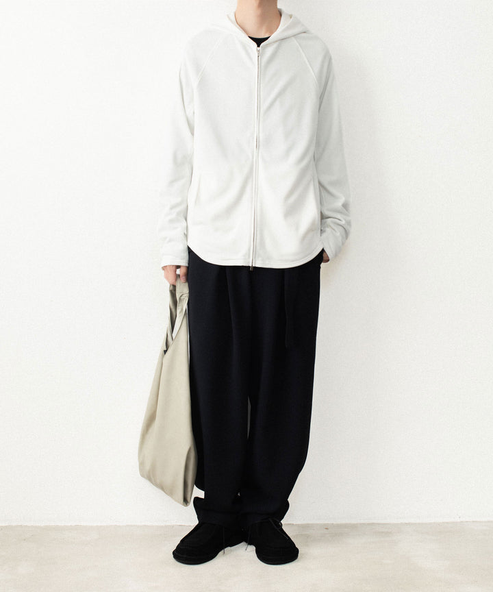 ATTACHMENT アタッチメントのVI/PE SMOOTH ZIP-UP LIGHT HOODIE - OFF WHITEの公式通販サイトsession福岡セレクトショップ
