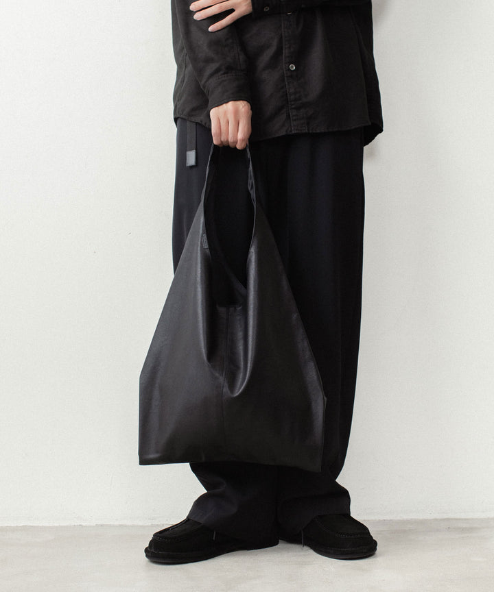 ATTACHMENT アタッチメントのSYNTHETIC LEATHER SMALL SHOPPING BAG - BLACKの公式通販サイトsession福岡セレクトショップ
