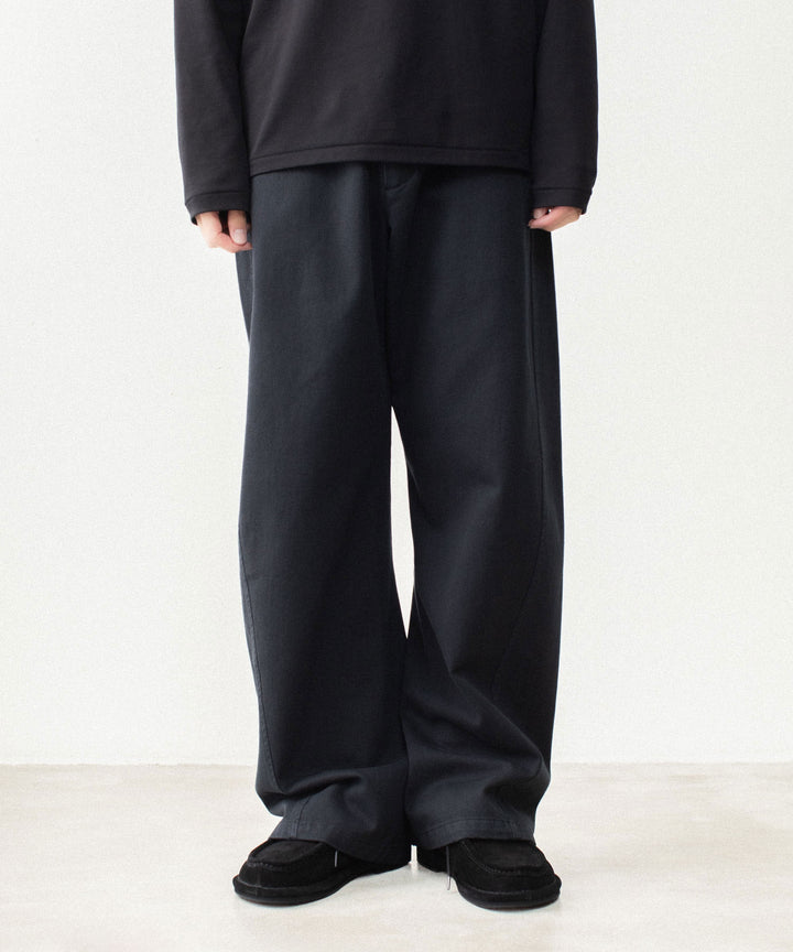 ATTACHMENT アタッチメントのCO NIDOM CLOTH 3D TROUSERS - BLACKの公式通販サイトsession福岡セレクトショップ