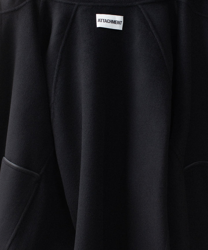 ATTACHMENT アタッチメントのWO/CA DOUBLE FACE BEAVER STAND COLLAR JACKET - BLACKの公式通販サイトsession福岡セレクトショップ