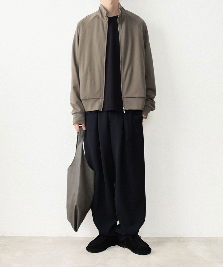 ATTACHMENT アタッチメントのCOTTON DOUBLE FACE STAND COLLAR JACKET - KHAKI GRAYの公式通販サイトsession福岡セレクトショップ