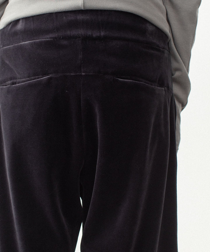 ATTACHMENT アタッチメントの80/2 ORGANIC VELOR BALLOON WIDE TRACK TROUSERS - BLACKの公式通販サイトsession福岡セレクトショップ