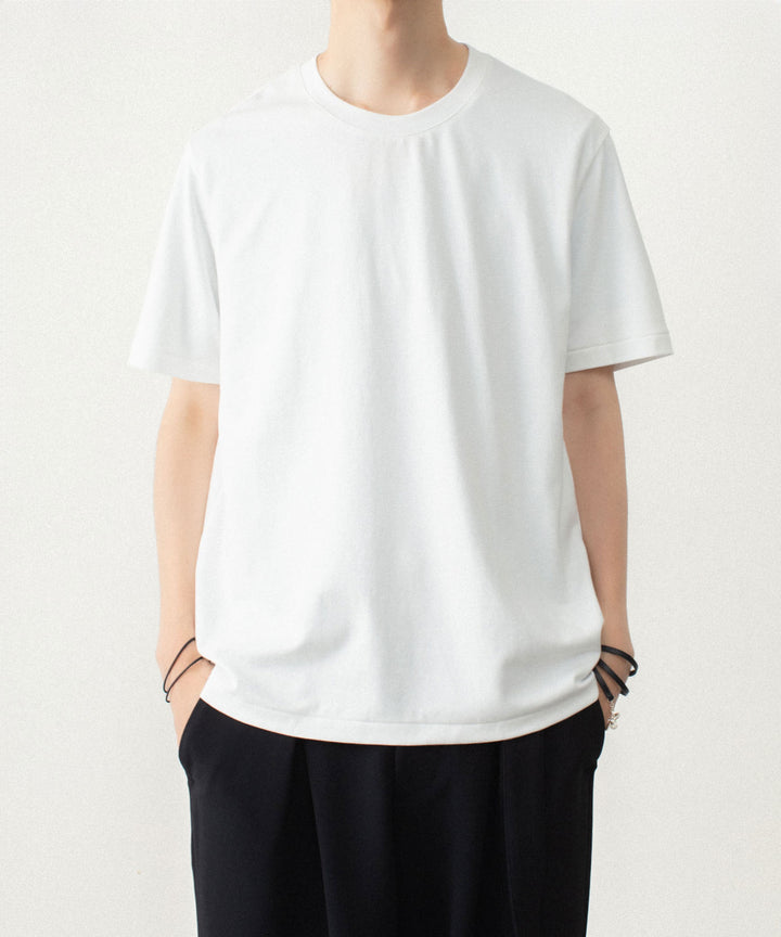 ATTACHMENT アタッチメントのCOTTON DOUBLE FACE SLIM FIT S/S TEE - WHITEの公式通販サイトsession福岡セレクトショップ