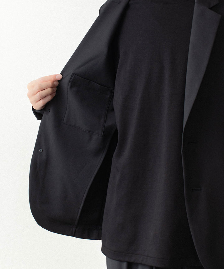 ATTACHMENT アタッチメントの2/80 PE/WO STRETCH TRO 2B JACKET - BLACKの公式通販サイトsession福岡セレクトショップ