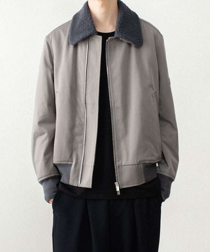 ATTACHMENT アタッチメントのNY/CO SATIN B-15 JACKET - KHAKI GRAYの公式通販サイトsession福岡セレクトショップ