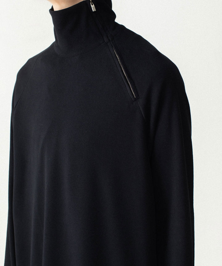 ATTACHMENT アタッチメントのVI/PE SMOOTH ZIP-UP HIGHNECK L/S TEE - BLACKの公式通販サイトsession福岡セレクトショップ