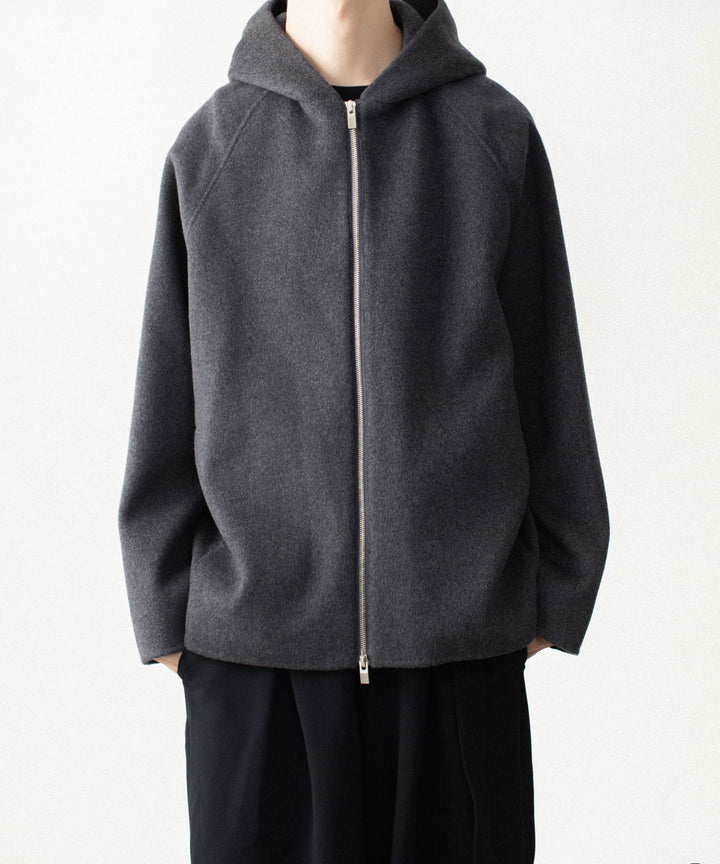 ATTACHMENT アタッチメントのWO/CA DOUBLE FACE BEAVER HOODED JACKET - GRAYの公式通販サイトsession福岡セレクトショップ