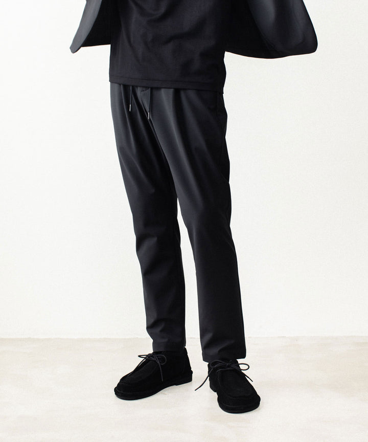 ATTACHMENT アタッチメントの2/80 PE/WO STRETCH TRO REGULAR FIT 1TUCK  TROUSERS - BLACK公式通販サイトsession福岡セレクトショップ