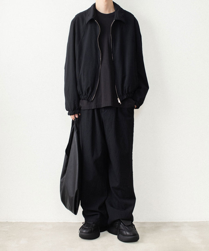 VEIN ヴェインのSHRINK WO CLOTH ZIP-UP JACKET - BLACKの公式通販サイトsession福岡セレクトショップ
