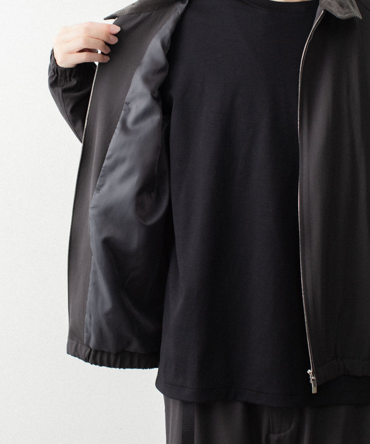 ATTACHMENT アタッチメントのWASHABLE HIGH TWIST GABARDINE HARRINGTON JACKET - KHAKI GRAYの公式通販サイトsession福岡セレクトショップ