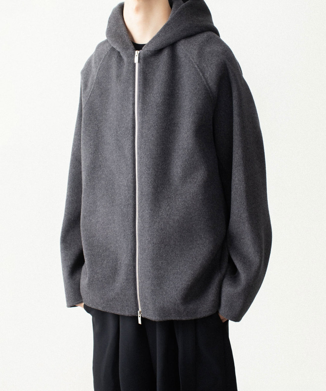 ATTACHMENT アタッチメントのWO/CA DOUBLE FACE BEAVER HOODED JACKET - GRAYの公式通販サイトsession福岡セレクトショップ