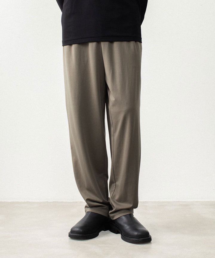 ATTACHMENT アタッチメントのCOTTON DOUBLE FACE LOUNGE TROUSERS - KHAKI GRAYの公式通販サイトsession福岡セレクトショップ