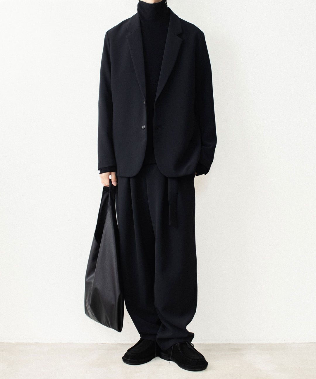 ATTACHMENT アタッチメントのVI/PE SMOOTH ZIP-UP HIGHNECK L/S TEE - BLACKの公式通販サイトsession福岡セレクトショップ
