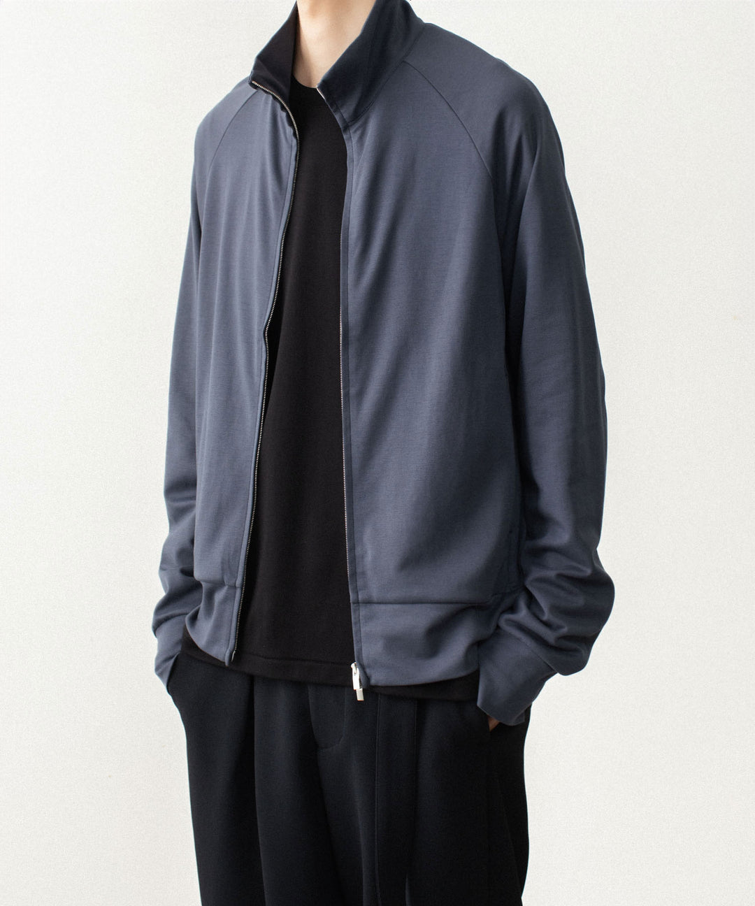 ATTACHMENT アタッチメントのCOTTON DOUBLE FACE STAND COLLAR JACKET - NAVYの公式通販サイトsession福岡セレクトショップ