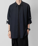 画像をギャラリービューアに読み込む, ATTACHMENT アタッチメントのPE/RY STRETCH TROPICAL STRAP SLEEVE L/S SHIRT - NAVY 公式通販サイトsession福岡セレクトショップ
