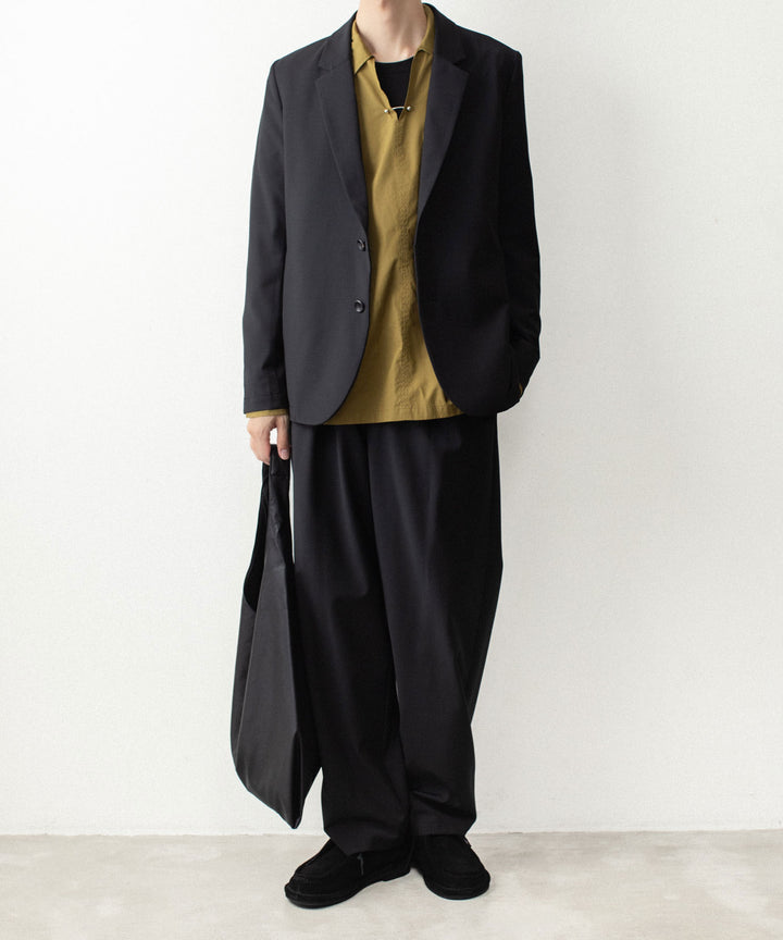 ATTACHMENT アタッチメントの2/80 PE/WO STRETCH TRO EASY TROUSERS - BLACKの公式通販サイトsession福岡セレクトショップ