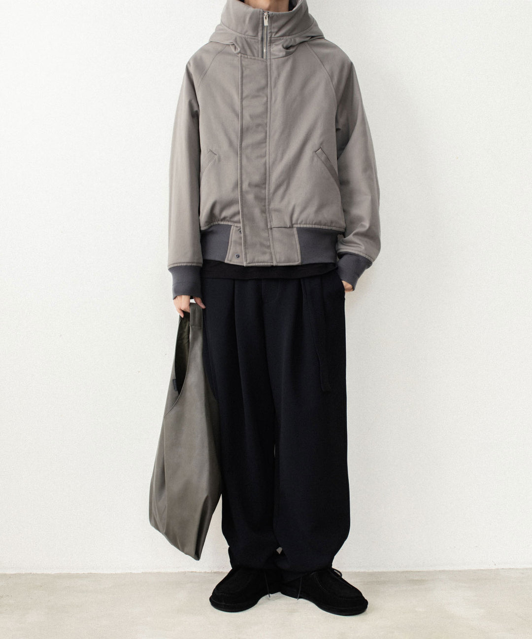 ATTACHMENT アタッチメントのNY/CO SATIN N 2B JACKET - KHAKI GRAYの公式通販サイトsession福岡セレクトショップ