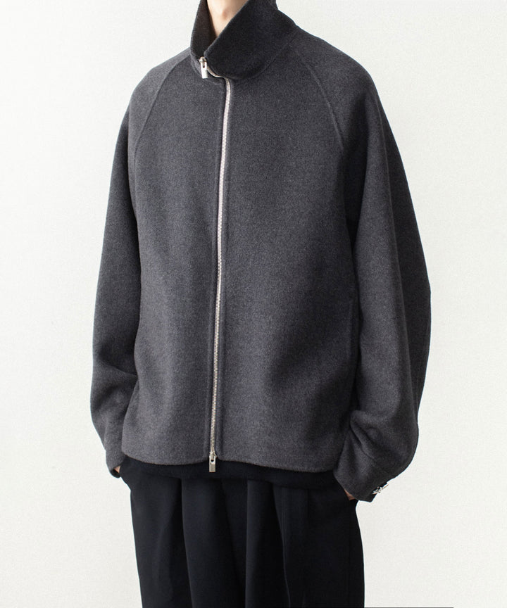 ATTACHMENT アタッチメントのWO/CA DOUBLE FACE BEAVER STAND COLLAR JACKET - GRAYの公式通販サイトsession福岡セレクトショップ