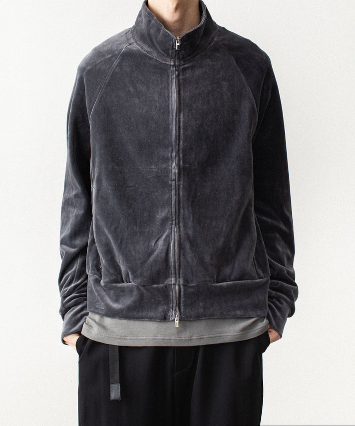 ATTACHMENT アタッチメントの80/2 ORGANIC VELOR TRACK JACKET - D.GRAYの公式通販サイトsession福岡セレクトショップ