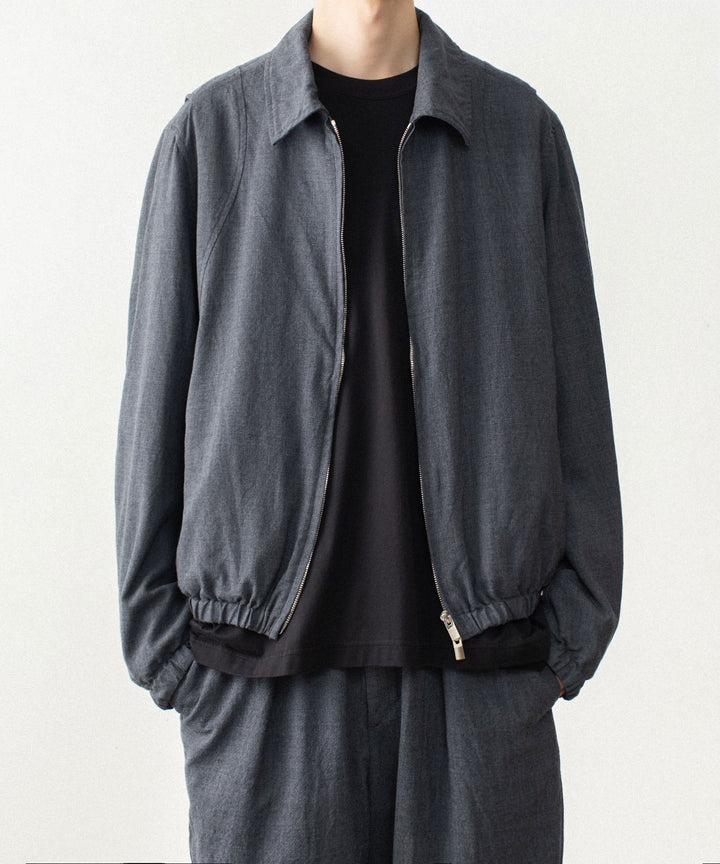 VEIN ヴェインのSHRINK WO CLOTH ZIP-UP JACKET - D.GRAYの公式通販サイトsession福岡セレクトショップ
