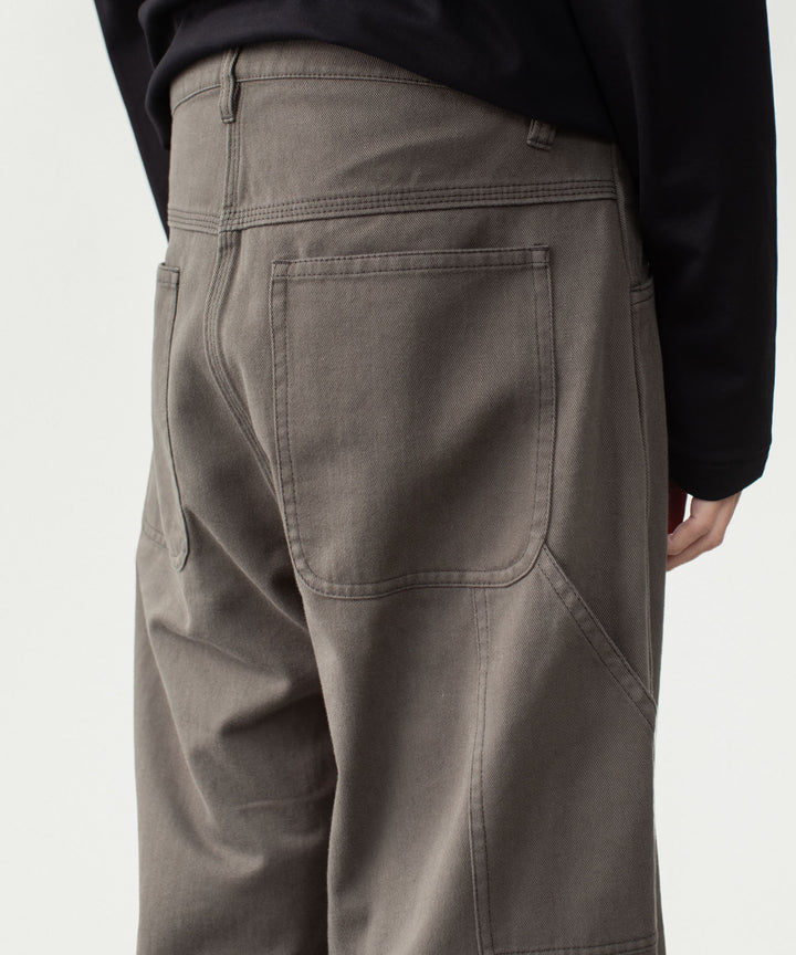 ATTACHMENT アタッチメントのCO NIDOM CLOTH BALLOON WIDE PAINTER PANTS - D.KHAKIの公式通販サイトsession福岡セレクトショップ