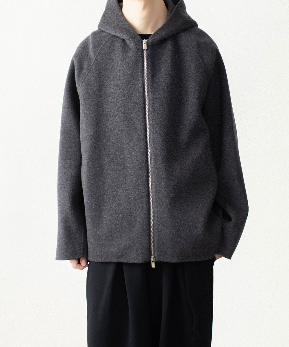 ATTACHMENT アタッチメントのWO/CA DOUBLE FACE BEAVER HOODED JACKET - GRAYの公式通販サイトsession福岡セレクトショップ