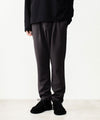 【 ATTACHMENT 】PE STRETCH DOUBLE CLOTH REGULAR FIT 1TUCK TROUSERS - D.KH GRAY