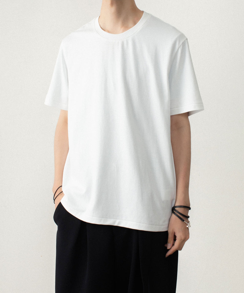 ATTACHMENT アタッチメントのCOTTON DOUBLE FACE SLIM FIT S/S TEE - WHITEの公式通販サイトsession福岡セレクトショップ