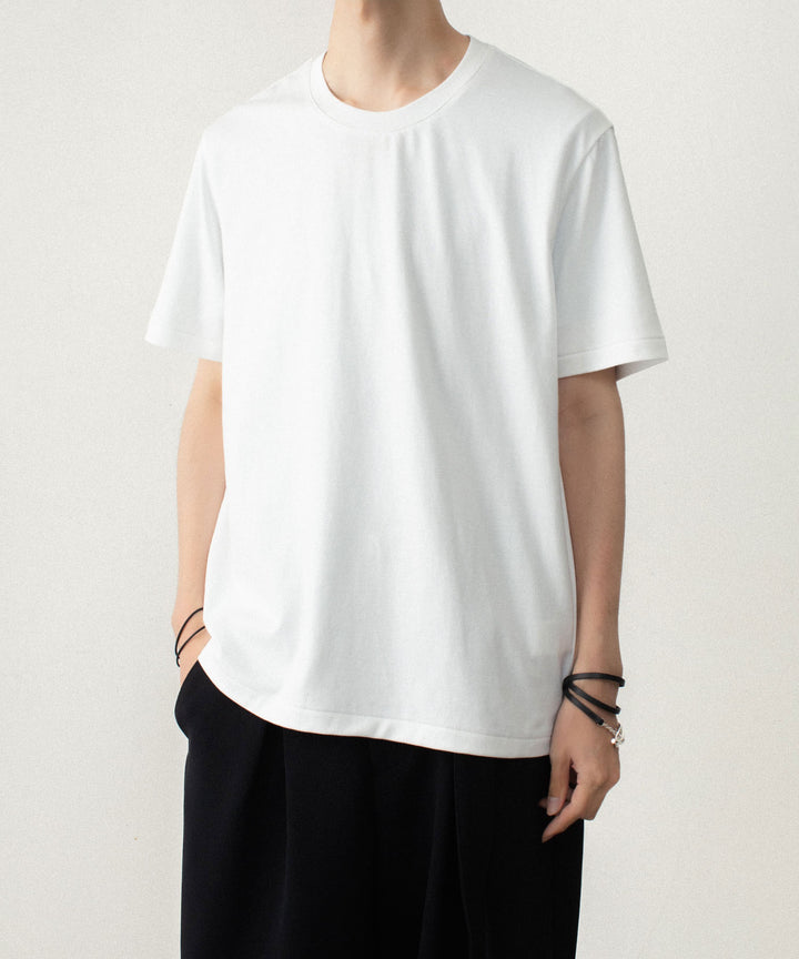 ATTACHMENT アタッチメントのCOTTON DOUBLE FACE SLIM FIT S/S TEE - WHITEの公式通販サイトsession福岡セレクトショップ