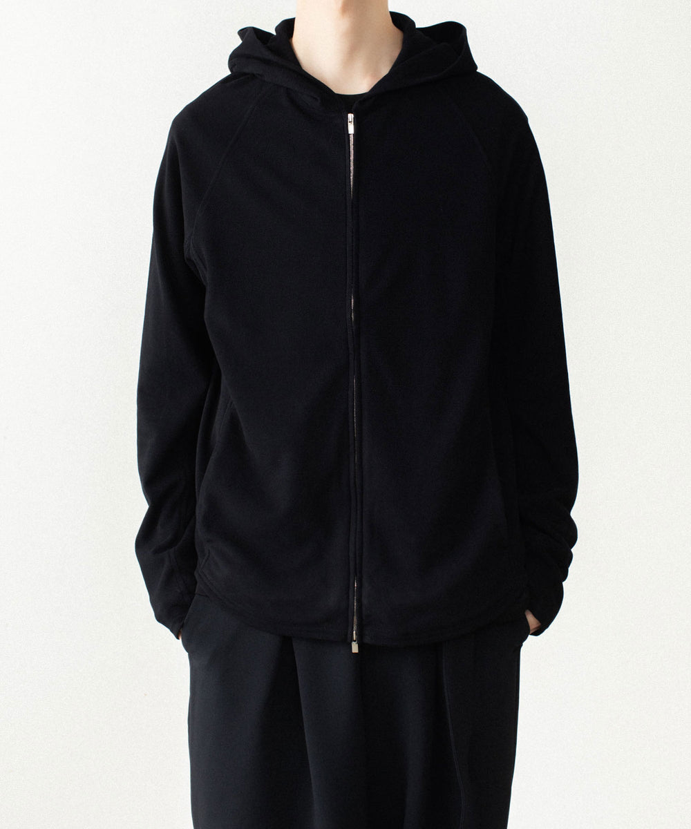 ATTACHMENT アタッチメントのVI/PE SMOOTH ZIP-UP LIGHT HOODIE - BLACKの公式通販サイトsession福岡セレクトショップ