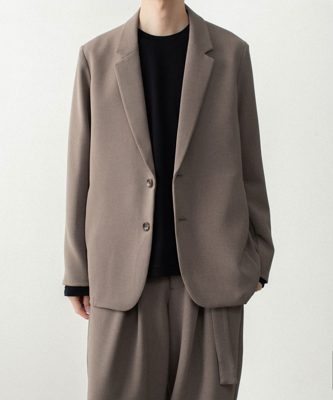 ATTACHMENT アタッチメントのPE STRETCH DOUBLE CLOTH 2B JACKET - D.BROWNの公式通販サイトsession福岡セレクトショップ