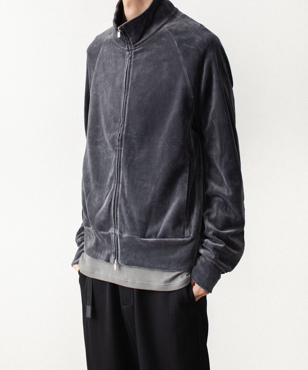 ATTACHMENT アタッチメントの80/2 ORGANIC VELOR TRACK JACKET - D.GRAYの公式通販サイトsession福岡セレクトショップ