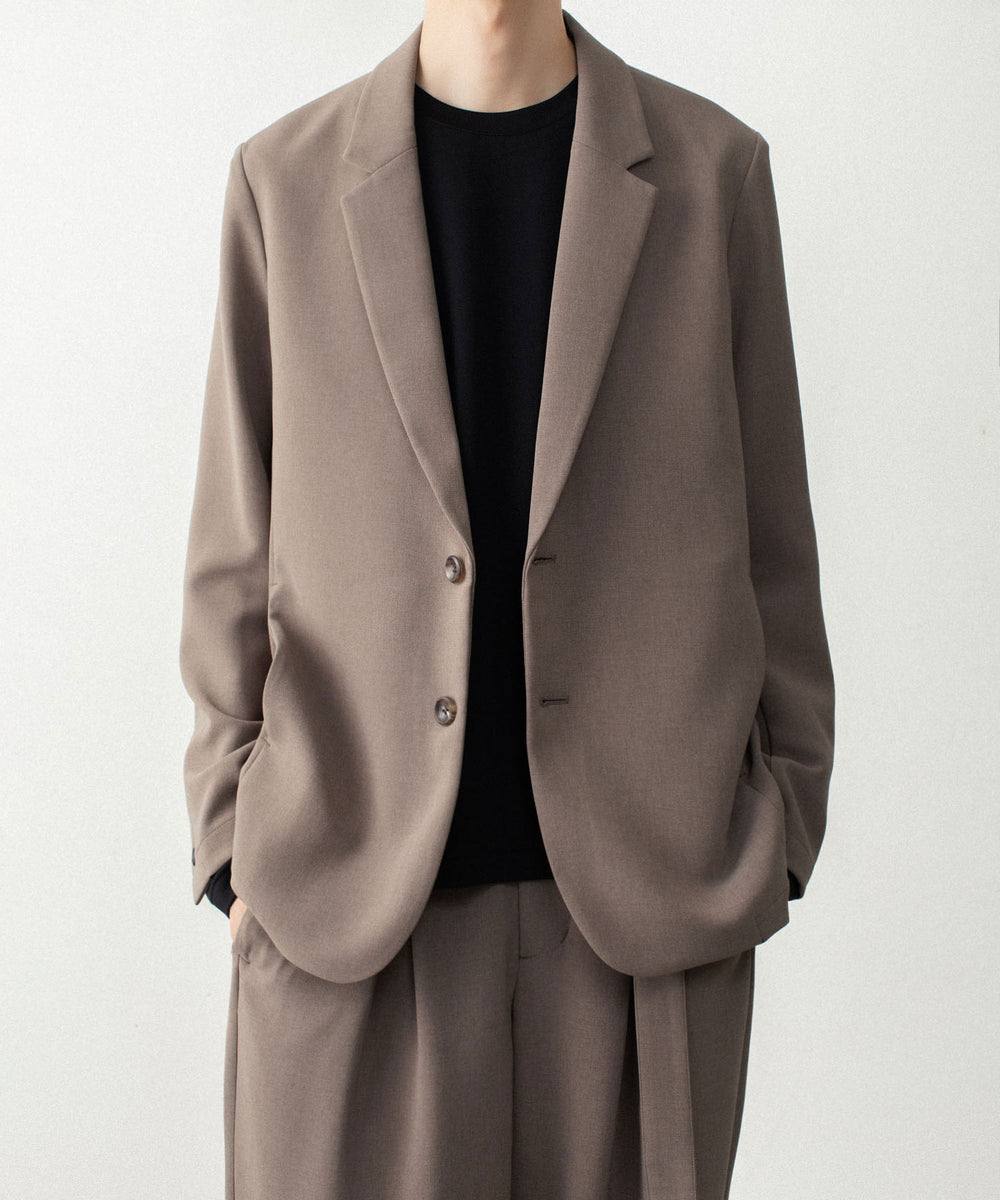 ATTACHMENT アタッチメントのPE STRETCH DOUBLE CLOTH 2B JACKET - D.BROWNの公式通販サイトsession福岡セレクトショップ