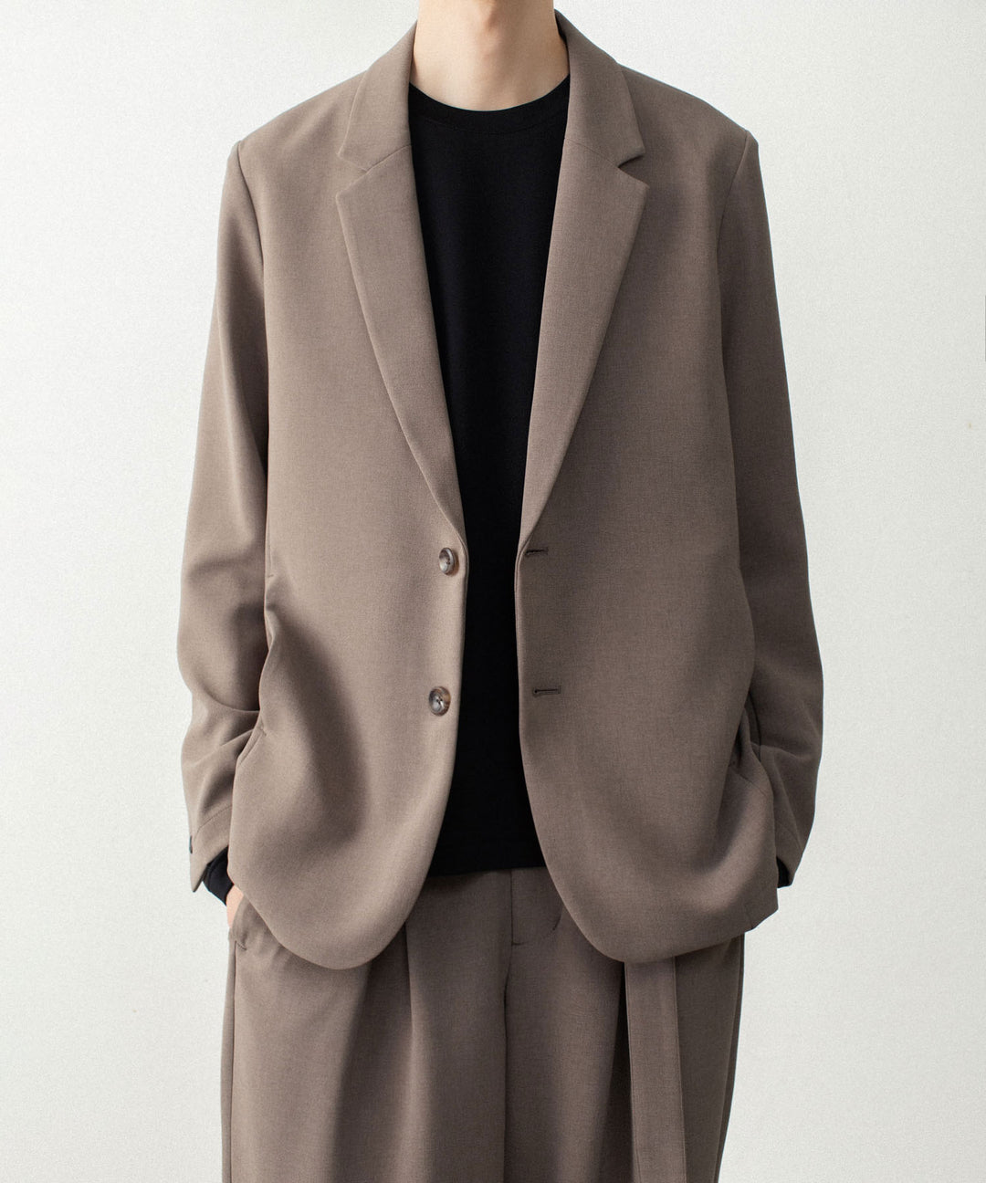 ATTACHMENT アタッチメントのPE STRETCH DOUBLE CLOTH 2B JACKET - D.BROWNの公式通販サイトsession福岡セレクトショップ