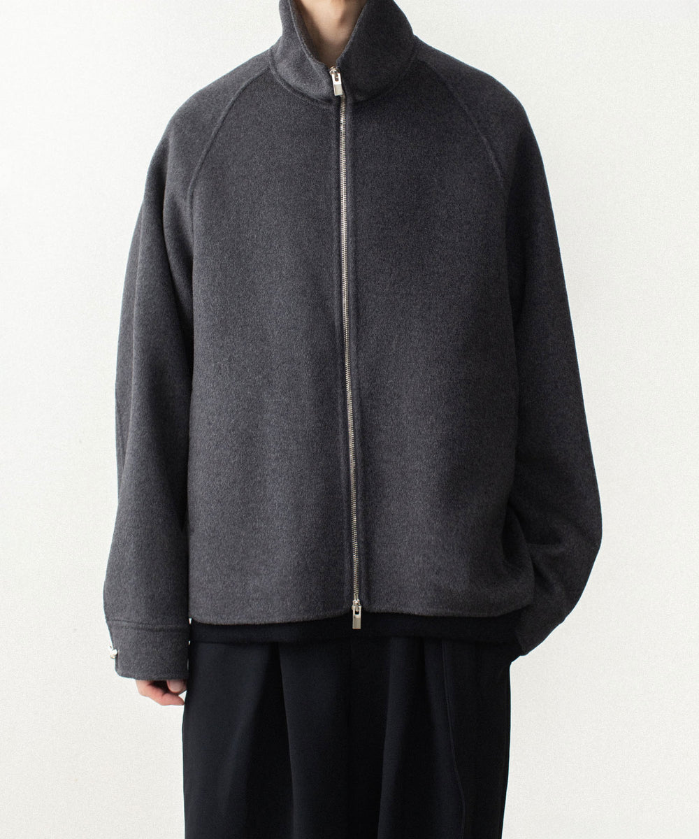 ATTACHMENT アタッチメントのWO/CA DOUBLE FACE BEAVER STAND COLLAR JACKET - GRAYの公式通販サイトsession福岡セレクトショップ