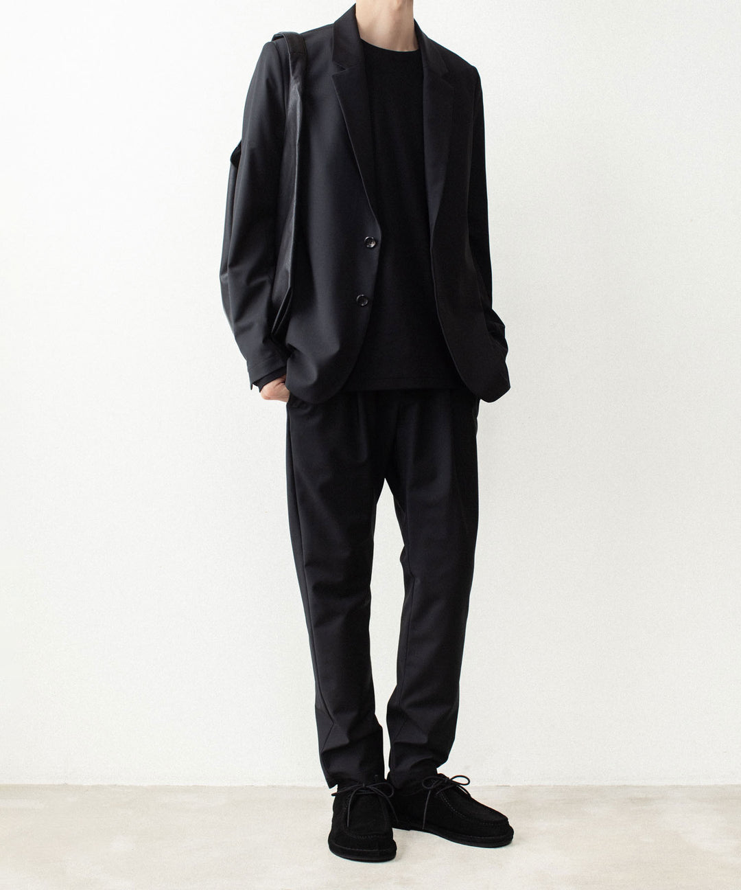 ATTACHMENT アタッチメントの2/80 PE/WO STRETCH TRO 2B JACKET - BLACKの公式通販サイトsession福岡セレクトショップ
