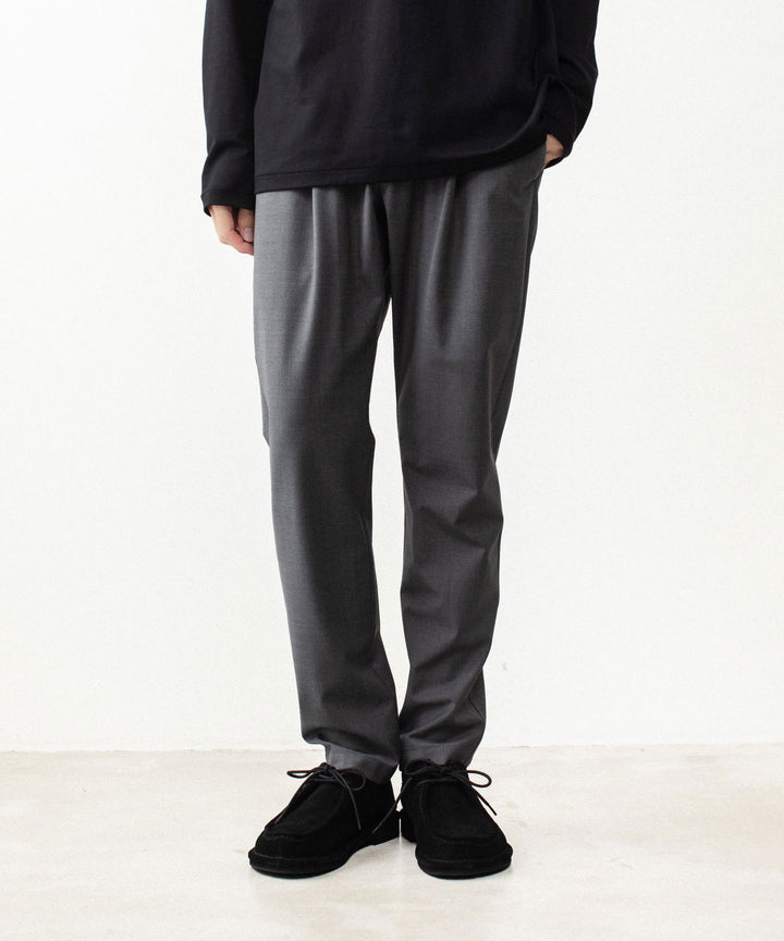 ATTACHMENT アタッチメントの2/80 PE/WO STRETCH TRO REGULAR FIT 1TUCK  TROUSERS - X.GRAYの公式通販サイトsession福岡セレクトショップ
