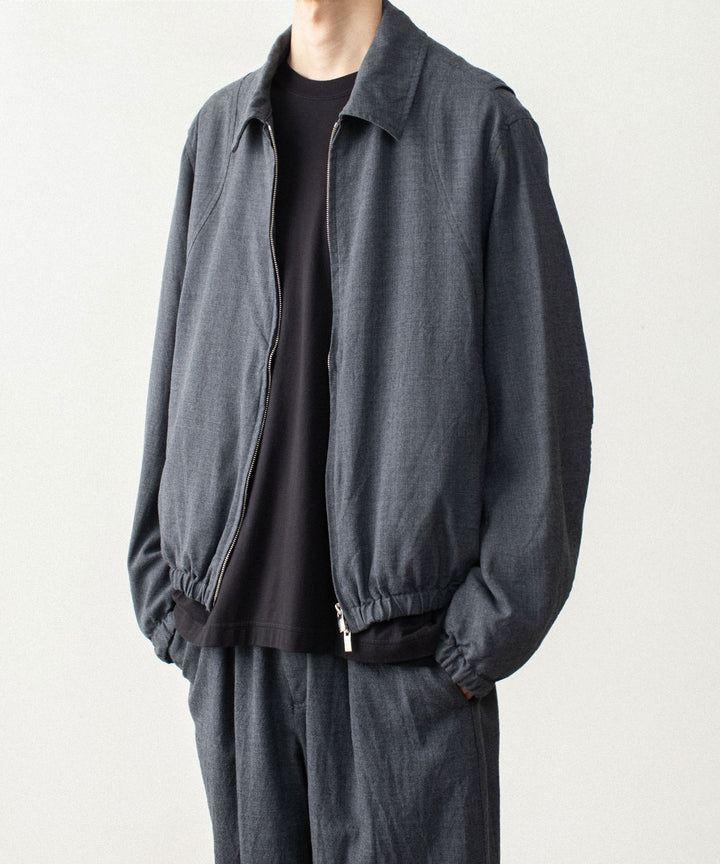 VEIN ヴェインのSHRINK WO CLOTH ZIP-UP JACKET - D.GRAYの公式通販サイトsession福岡セレクトショップ