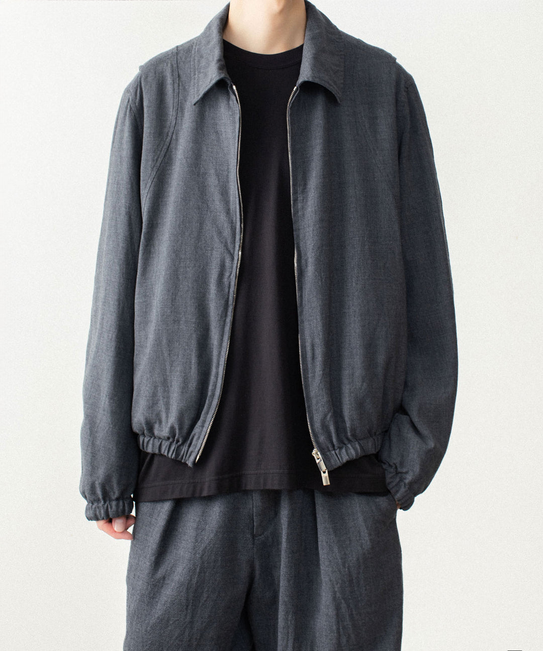 VEIN ヴェインのSHRINK WO CLOTH ZIP-UP JACKET - D.GRAYの公式通販サイトsession福岡セレクトショップ